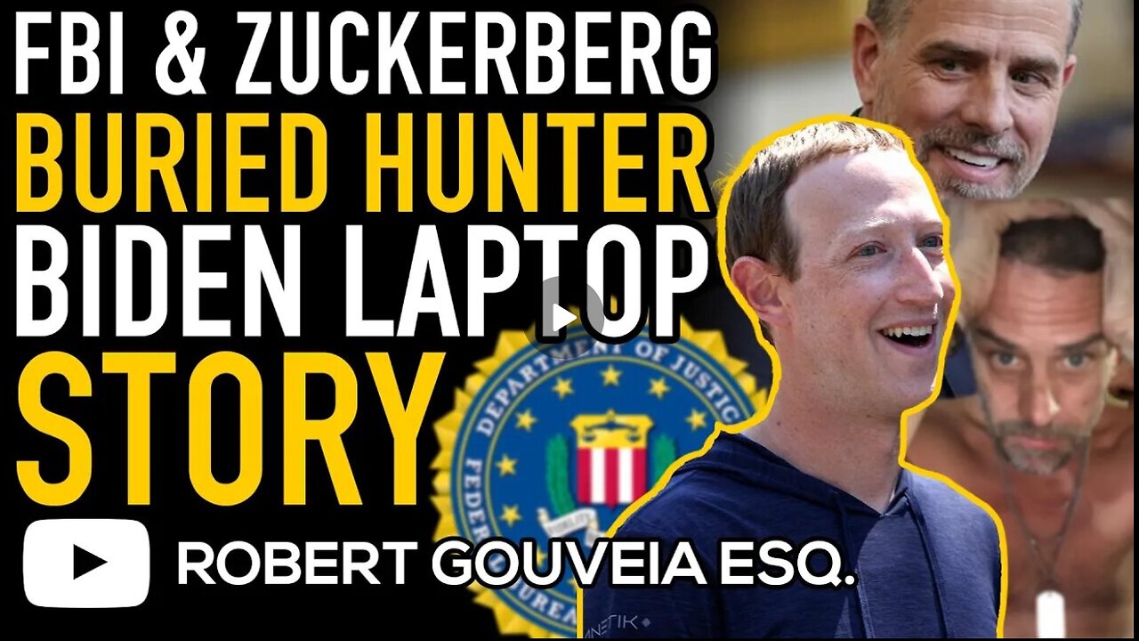 FBI Whistleblowers & Mark ZUCKERBERG CONFIRM FBI BURIED Hunter Biden STORY