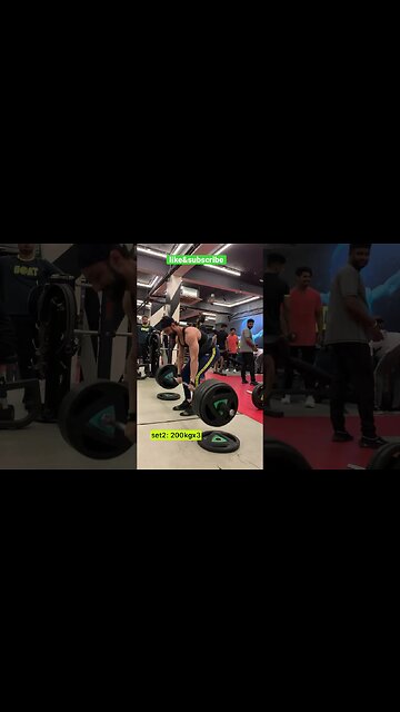 Deadlift this week 180kgx3 200kgx3 #shorts #youtubeshorts #viralshorts #tiktok #short #gym #fitness