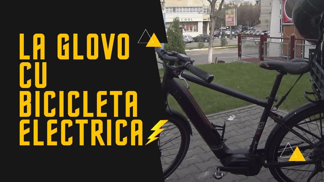 La Glovo cu bicicleta electrică - se merită? Hai să aflăm!