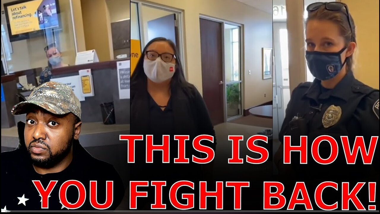 Wells Fargo FOLDS To BASED Woman REFUSING Mask Mandate