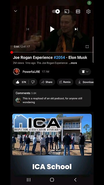 Elon Musk And Joe Rogan Talking