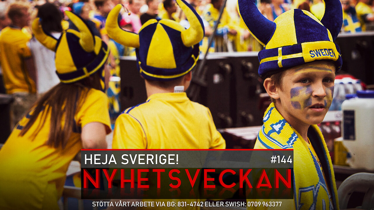 Nyhetsveckan 144 - Heja Sverige!, rödgröna kvinnor, sprutvarning för unga