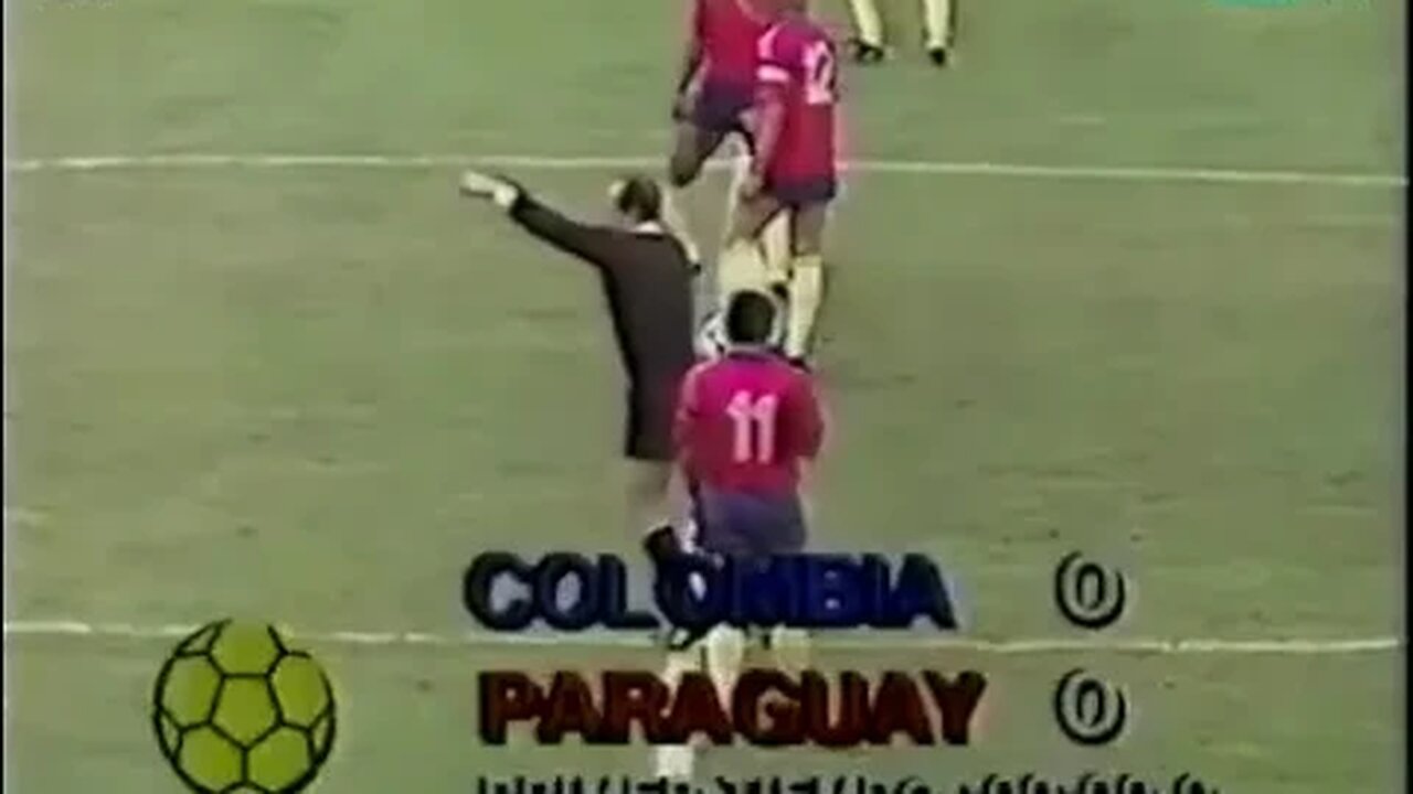 1990 FIFA World Cup Qualification - Colombia v. Paraguay