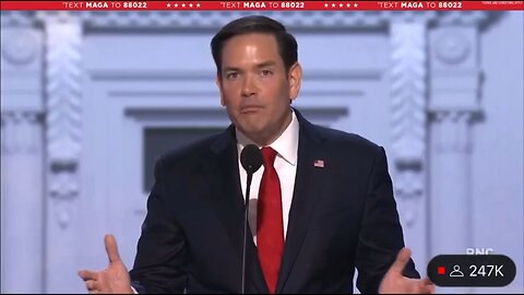 SENATOR MARCO RUBIO (R) FLORIDA REPUBLICAN NATIONAL CONVENTION