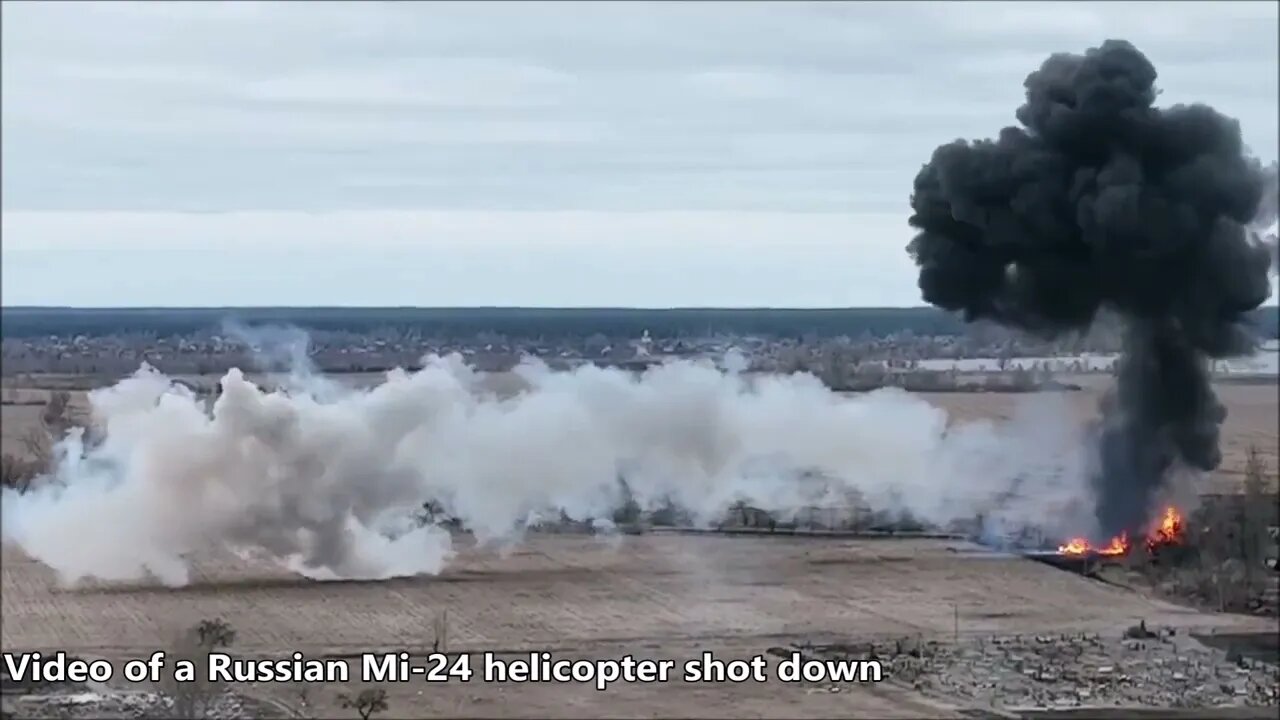 Russian Mi 24 Shot Down This Morning | Hodge Podge