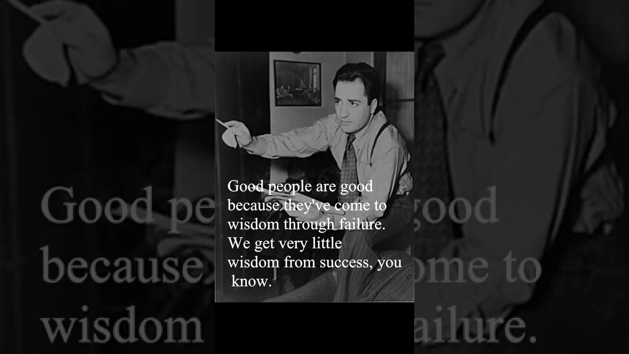 William Saroyan Quote - Good people are good because...