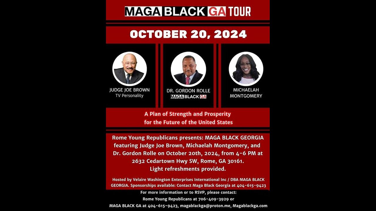 Live in Floyd County with YR and Judge Joe Brown