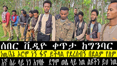 ሰበር ቪዲዮ ቀጥታ ከግንባር/እኛ ስራ ላይ ነን አገዛዙ ደግሞ ወሌ ላይ ነዉ ልዩችን ይህ ነዉ/እኔ ኦሮሞ ነኝ ፋኖ ይችላል የደረሰብኝ በደልም የለም