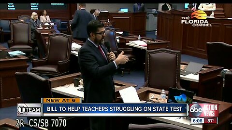 Florida lawmakers ease rules on state teacher test