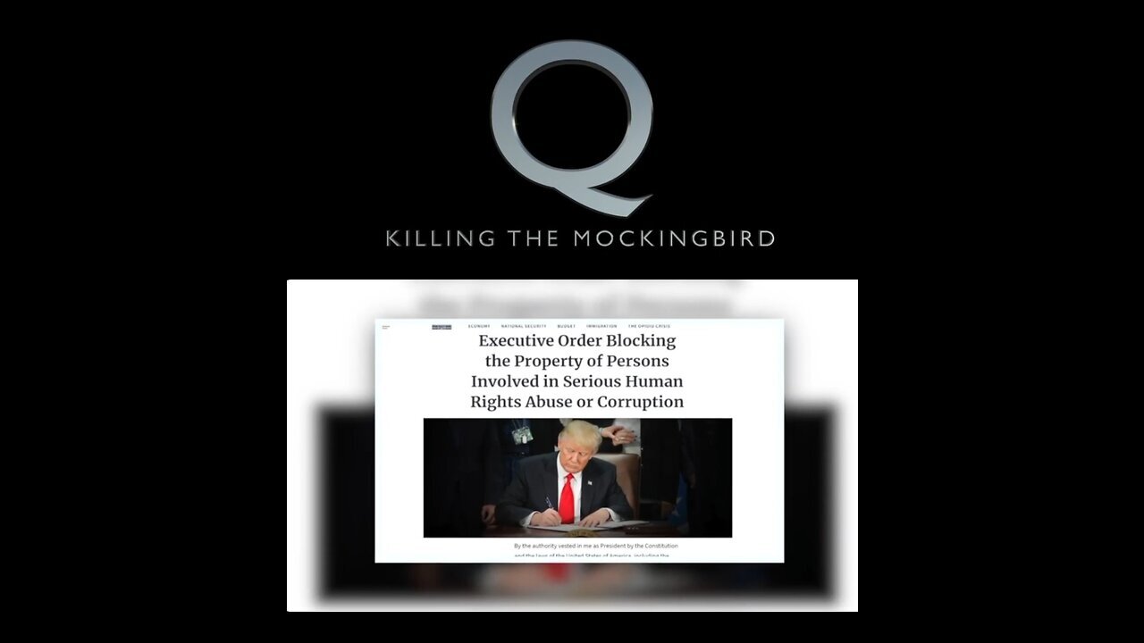 Q Plan To Save The World - Killing the Mockingbird!