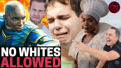 Woke Marvel Fans DEMAND White People To NOT WATCH Black Panther Wakanda Forever!