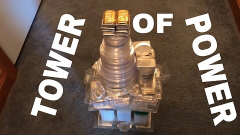 My Silver & Gold Stack: "Tower Of Power" (Almost 1200 Oz Silver & 10 oz Gold) 4K