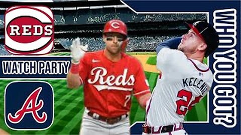 Cincinnati Reds vs Atlanta Braves | Live Play by Play & Reaction Stream 3D Sim | MLB 2024 Gm 100