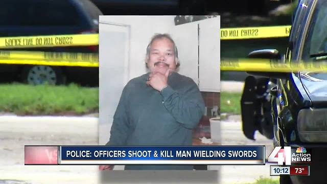 Sword-wielding man shot by Grandview police dies