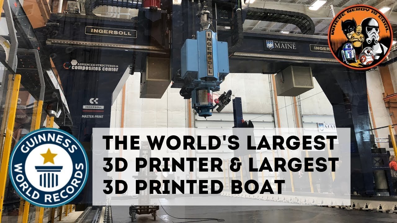 Worlds Largest 3D printer and 3D printed Boat