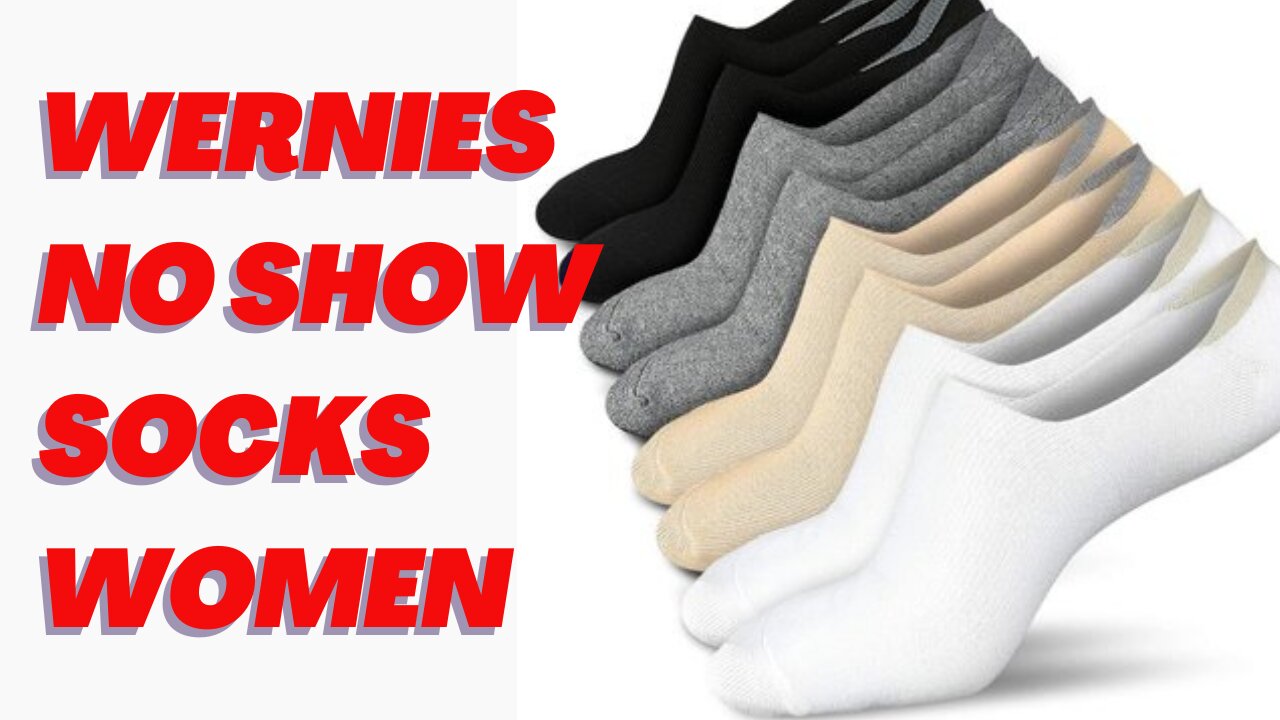 wernies No Show Socks Women Low Socks Non Slip Flat Boat Line