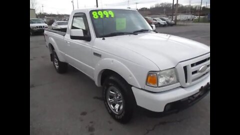 2007 FORD RANGER REG CAB 4X4 SPORT