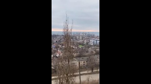 Happening Now #Ukraine Port of Berdyansk is under heavy fire by Russian invading forces