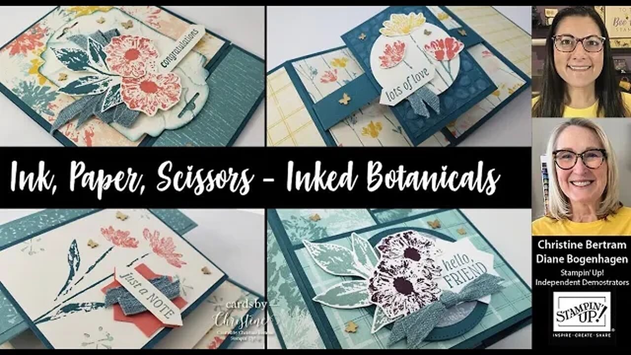 Inked Botanicals Ink Paper Scissors with Cards by Christine