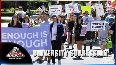 Students & Faculty protest against Western University's COVID Mandates