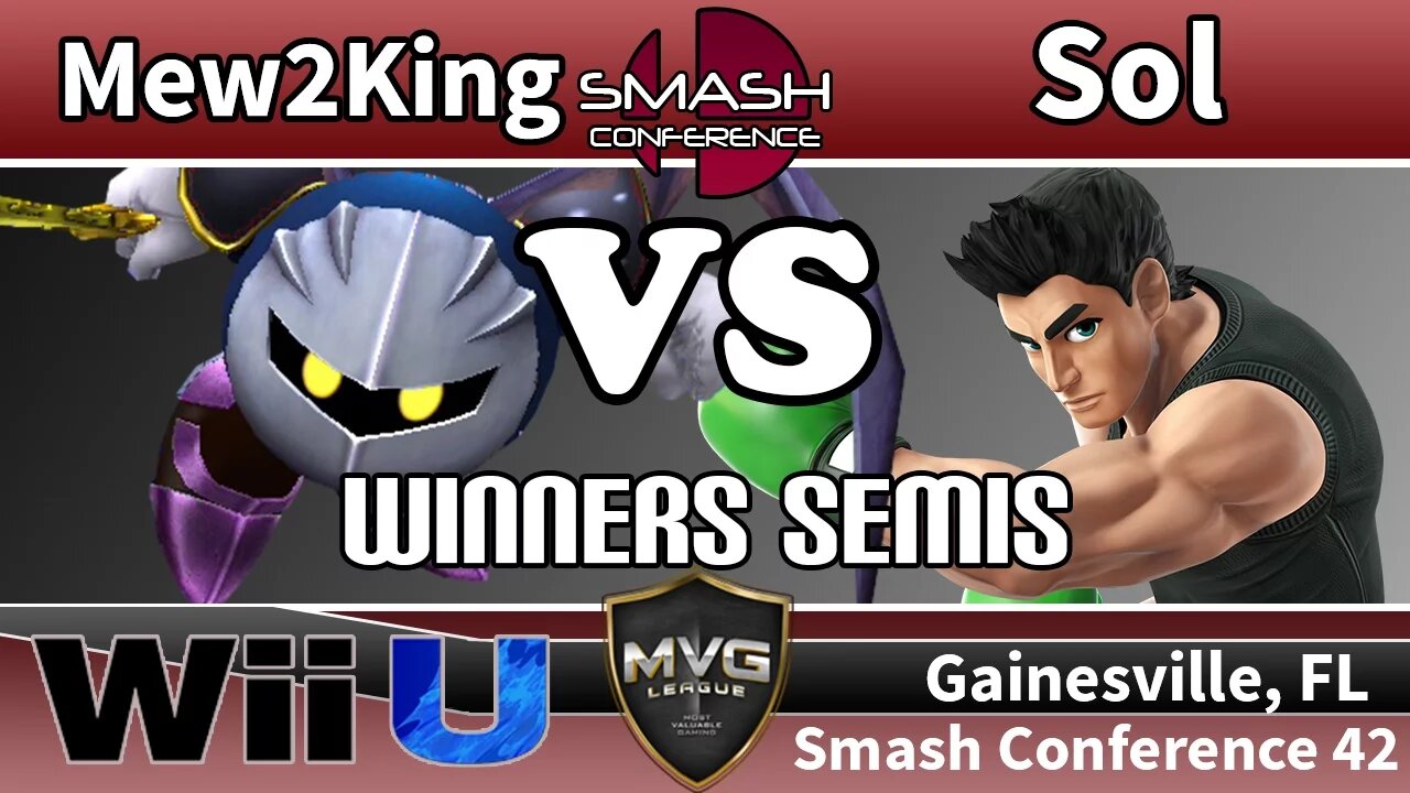 COG MVG|M2K (Meta Knight & Donkey) vs. MVG|Sol (Little Mac) - SSB4 Winners Semis - SC42