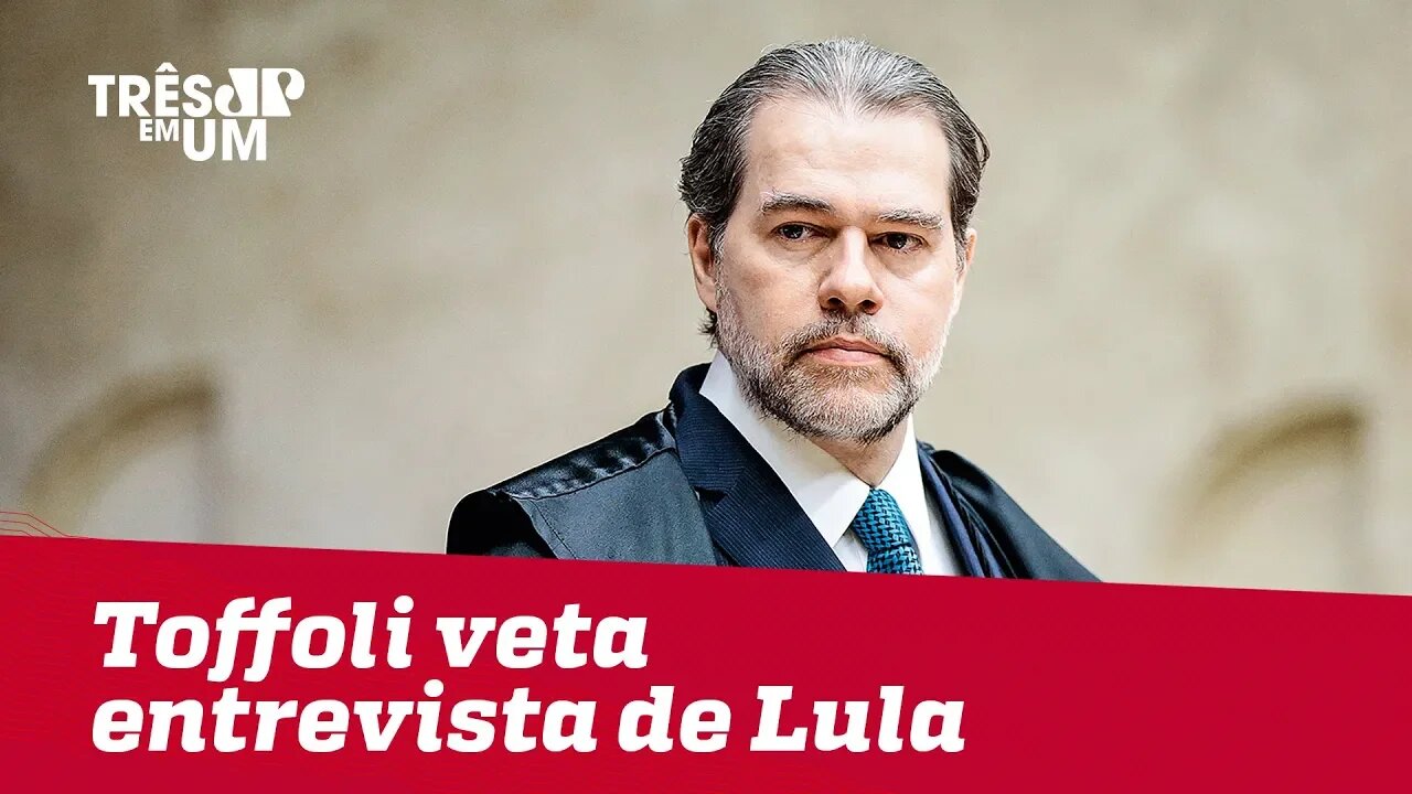 Toffoli veta entrevista de Lula à Folha