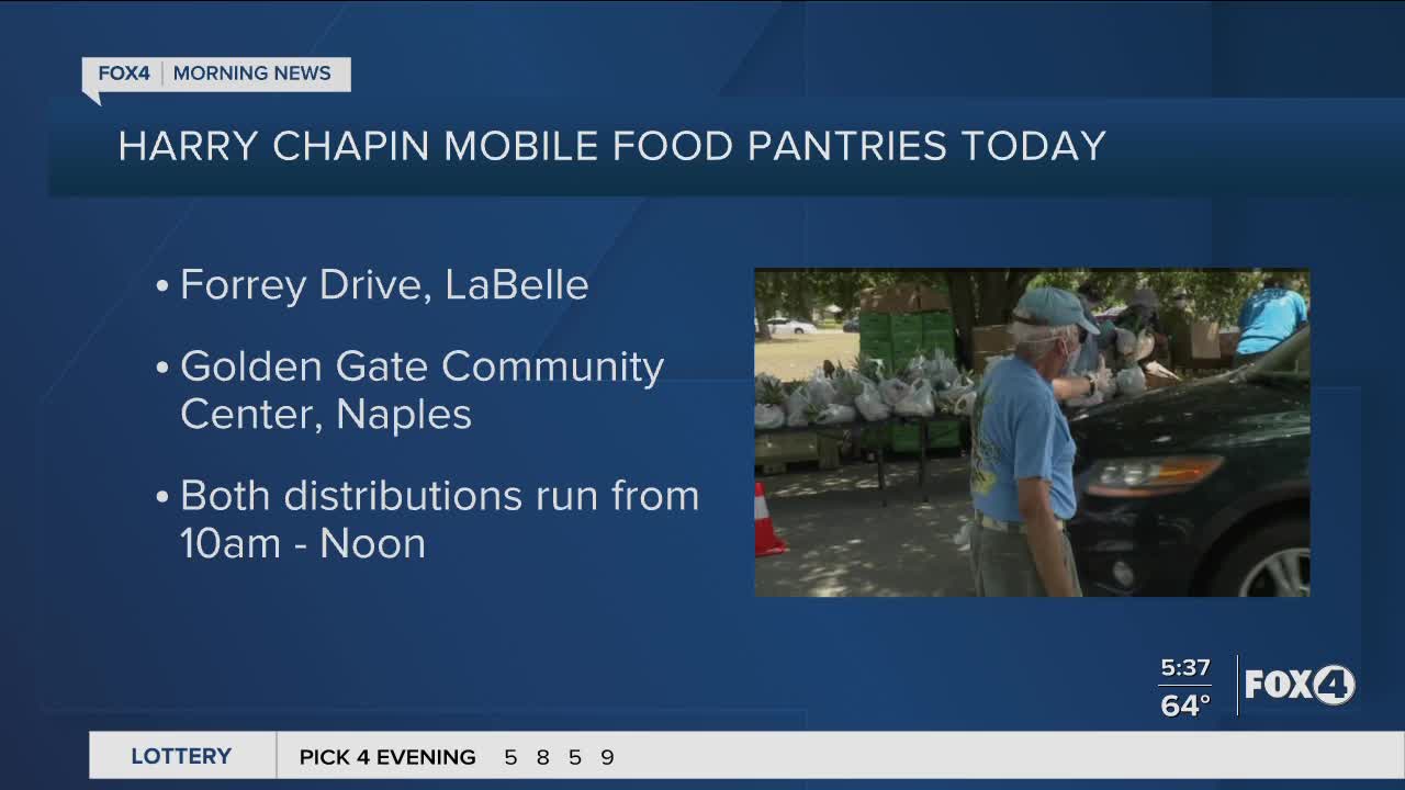 Mobile food pantries in Southwest Florida