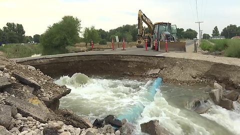 At least 21 homes flooded after culvert fails in Canyon County