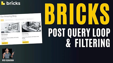 Bricks Builder Post Archive - Query Loop & Filtering