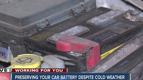 Preserving your car battery in the cold