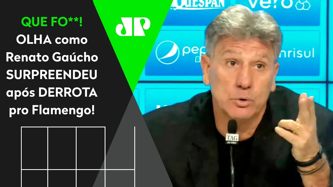 "NÃO ADIANTA! Quando o Flamengo RESOLVE JOGAR..." Renato Gaúcho É SINCERO após DERROTA do Grêmio!