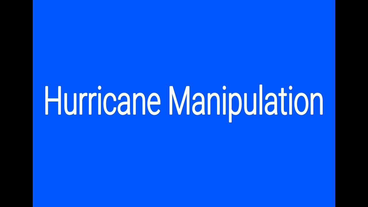 Hurricane Manipulation by Radio Frequency Microwave Transmission Facilities