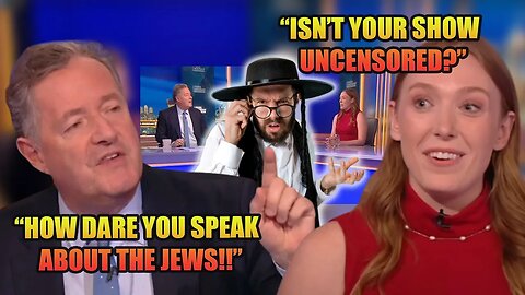 Piers Morgan furious as Justpearlythings takes on the Jewish community on piers morgan uncensored