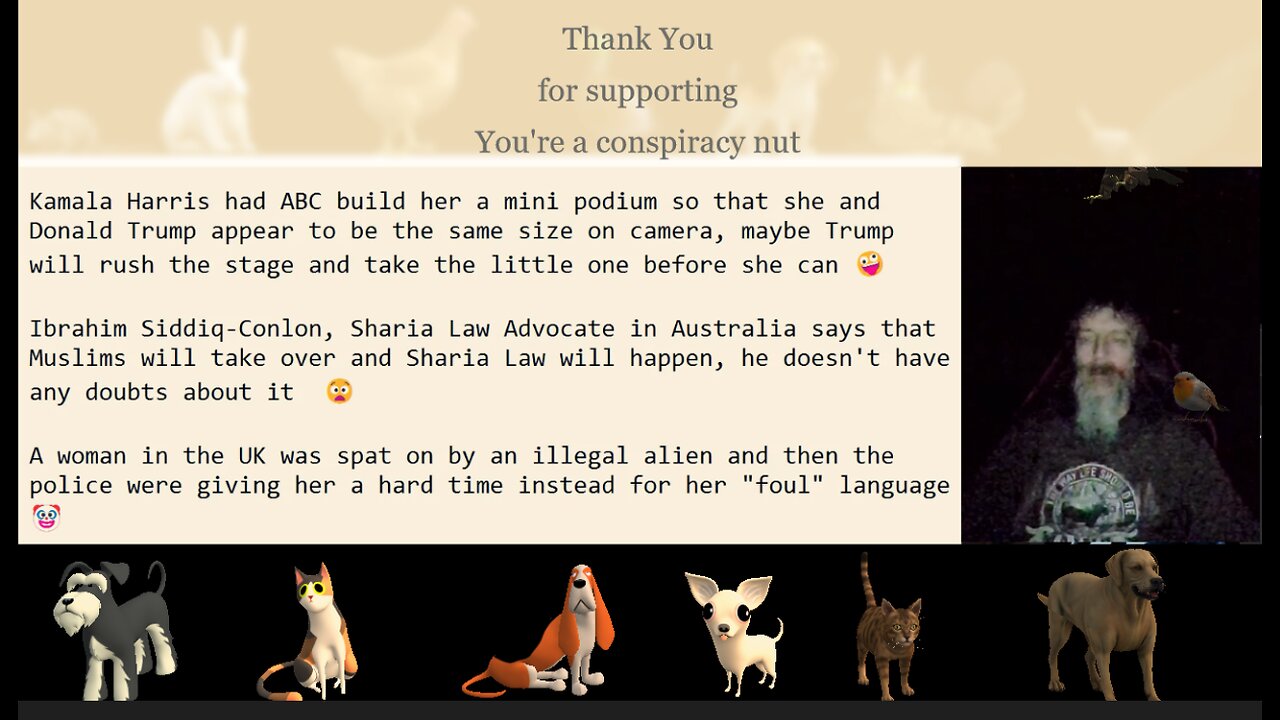 Kamala Harris needs mini podium at debate, Sharia Law in Australia, UK police protect illegal aliens