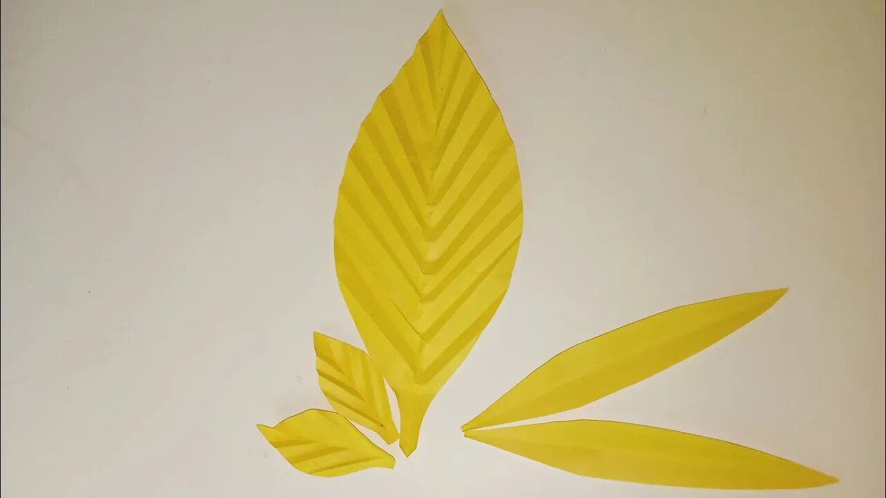 How to create a paper Leaf 🌿🍀 - very simple and easy way to make a paper Leaf 🌿