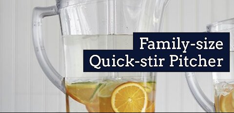 Family-size Quick-stir Pitcher