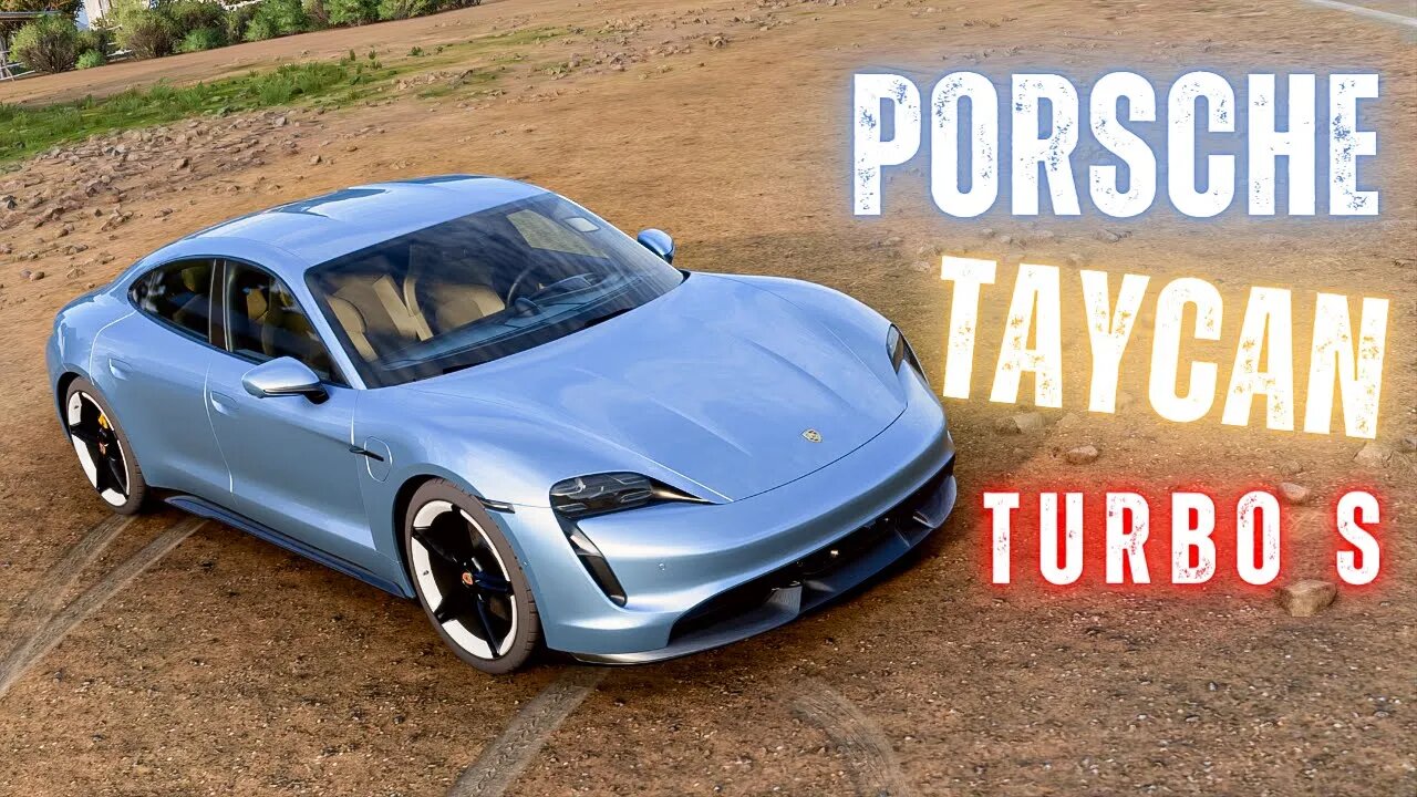 Porsche Taycan Turbo S max speed // Forza Horizon 5 Gameplay "4K"