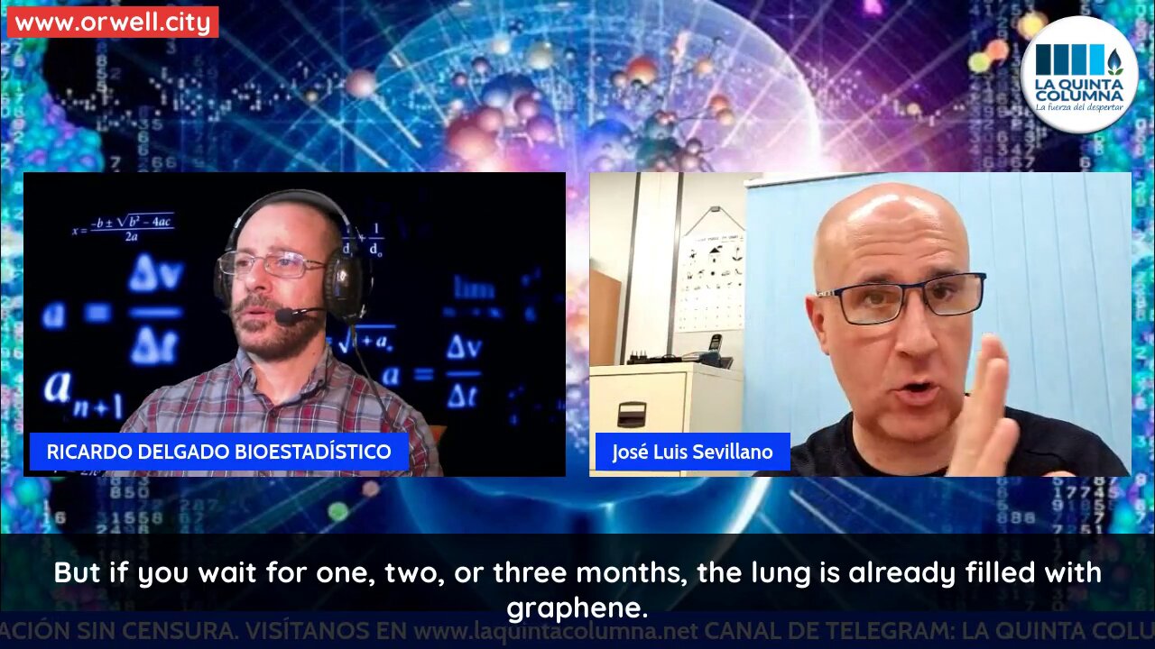 Dr. José Luis Sevillano explains how graphene oxide and EMFs create the so-called COVID lung