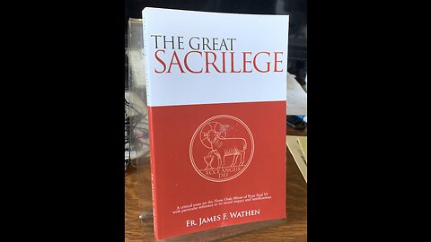 Fr James Francis Wathen "Who Shall Ascend" (Audio, 1 of 2, 1995)
