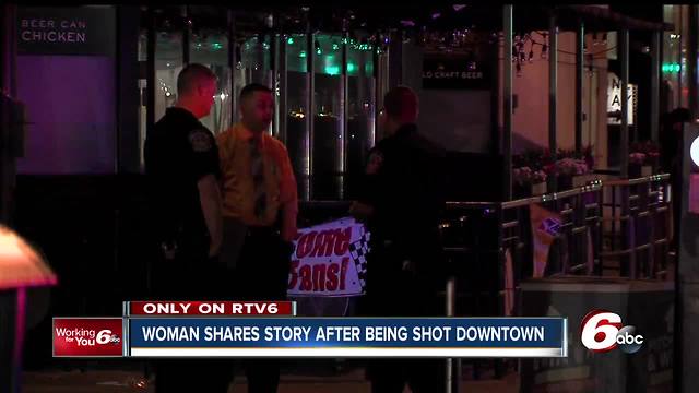 'You can't let that stop you:' Woman shot downtown back in class this week