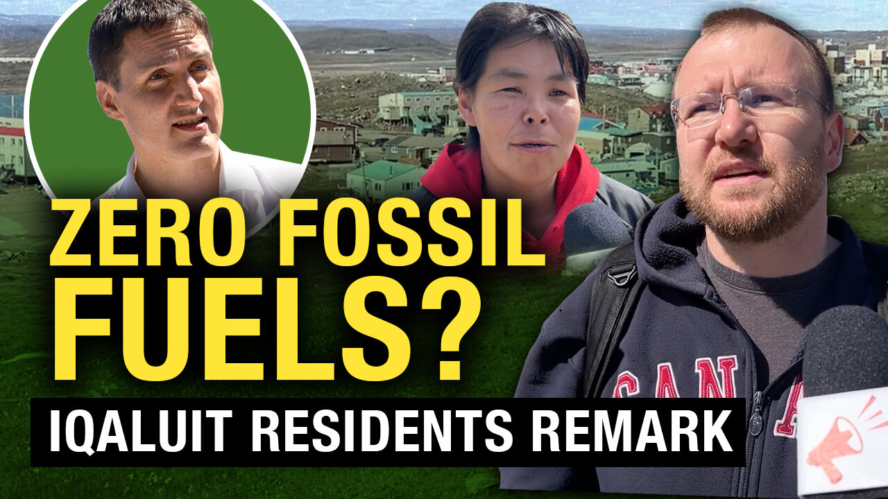 How do Iqaluit locals feel about Trudeau's transition away from fossil fuels?