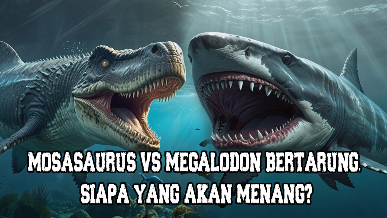 Jika Mosasaurus dan Megalodon Bertarung, Siapa yang Akan Menang
