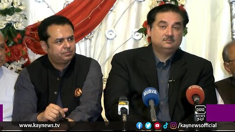 رہنما مسلم لیگ ن خرم دستگیر خان اور طلال چوہدری کی گفتگو