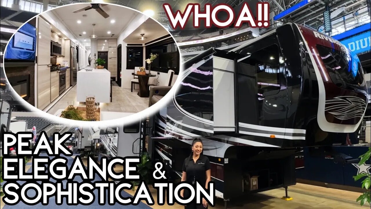 Most LUXURIOUS, SOPHISTICATED Fifth Wheel RV in the World | 2023 Riverstone Signature 41RL