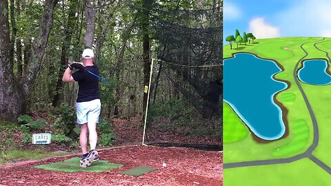 Rum Pointe Seaside Golf Links - 18 Hole Sim Course Vlog Simulator Garmin Approach R10 Launch Monitor