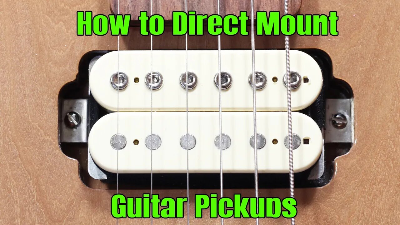 How to Direct Mount your Guitar Pickups and why you should | I opened a can of worms!