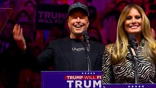 Melania Trump & Elon Musk Madison Square Gardens