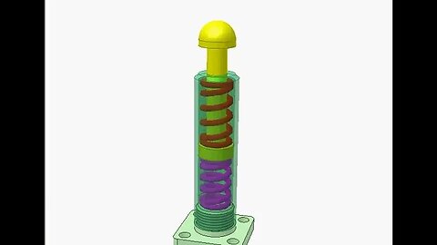 2818 Spring damping mechanism