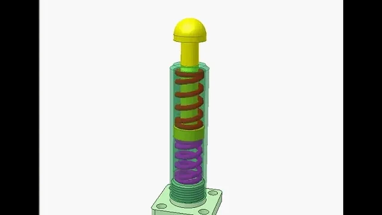 2818 Spring damping mechanism