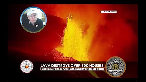 Volcano On Spanish Island La Palma Continues To Spew Lava And Black Smoke